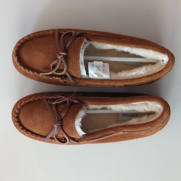 Crewcuts Other - NWT Crewcuts moccasin style slippers sherpa lined 5